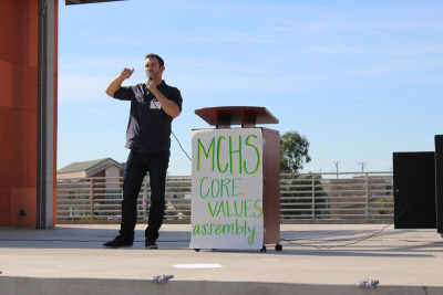 Stretch further explains how important your time in high school is to all of the students at lunch. 