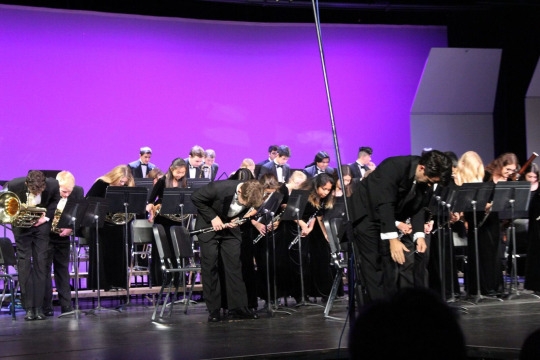 The Jazz Band also performed sunday, December 11, at the MB pier during the fireworks ceremony.