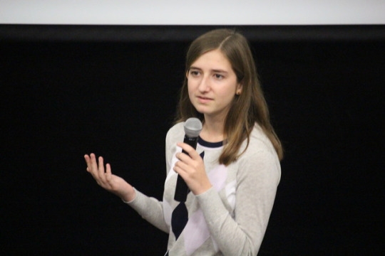 Emily Angstreich speaks about the various stigmas surrounding mental health. Angstreich spoke about the support she received from her friends and the community and said she hopes that one day mental health can be treated the same as a physical injury.